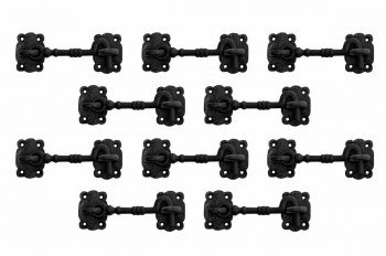 Cabin Hook Eye Shed Gate Door Latch Locker Holder Iron Pack of 10 