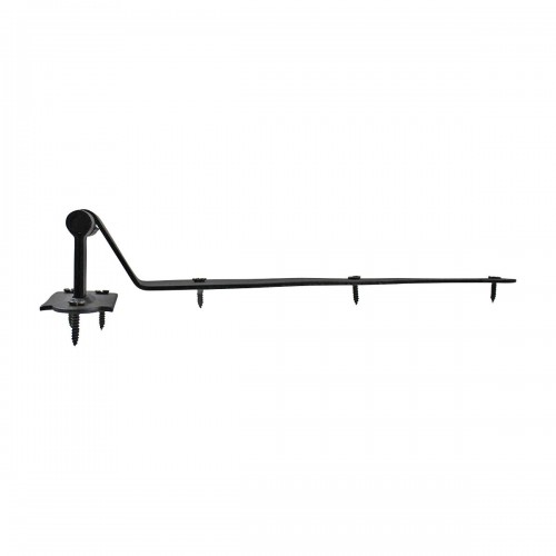 Black Offset Strap Lift Off Pintle Hinge 11.75" L Pack of 4 Door Hinges image-6