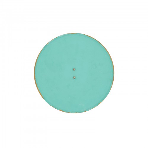 Garden Sundial Brass Sun Clock Verdigris Blue Solstice NESW Summer Vibes Curb Appeal 10 Inch Diameter image-9