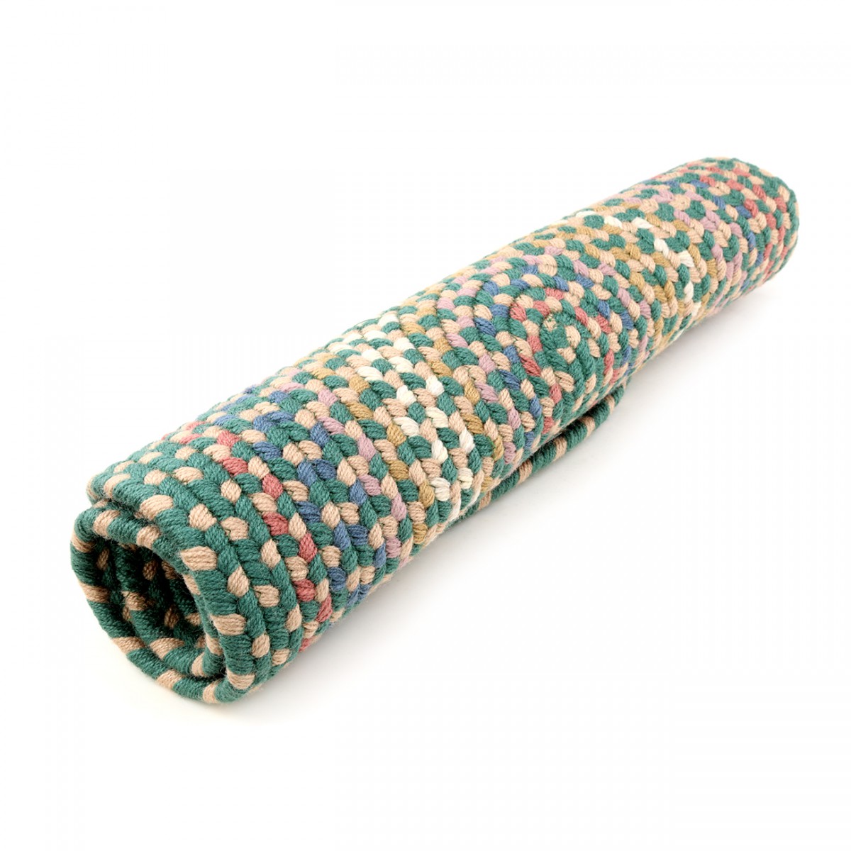 Kitchen Rug Nylon Braided Blue 2' x 3' Renovator's Supply Item64276