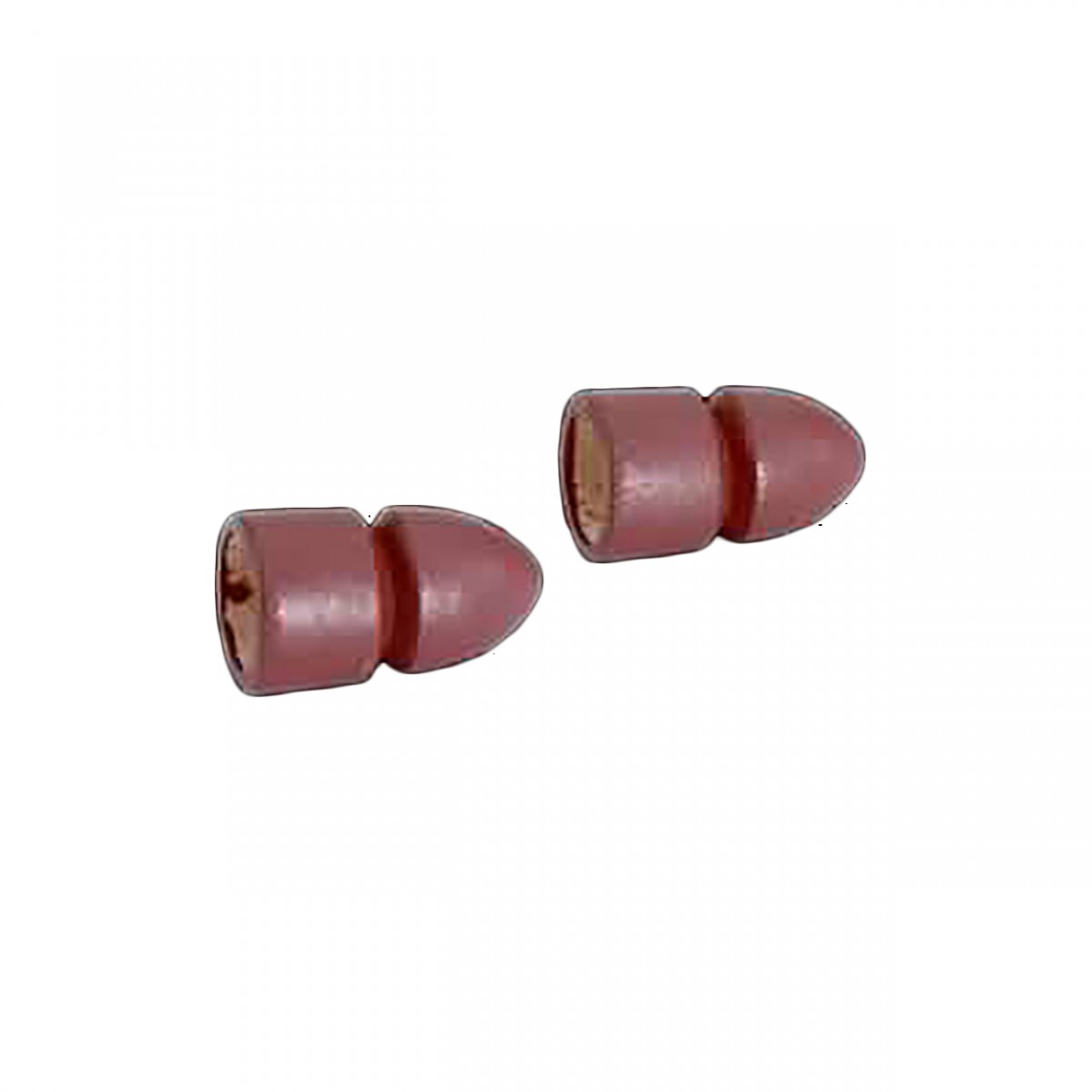 Pair Curtain Rod Finials Red Pine Bullet Finials 3 4 D