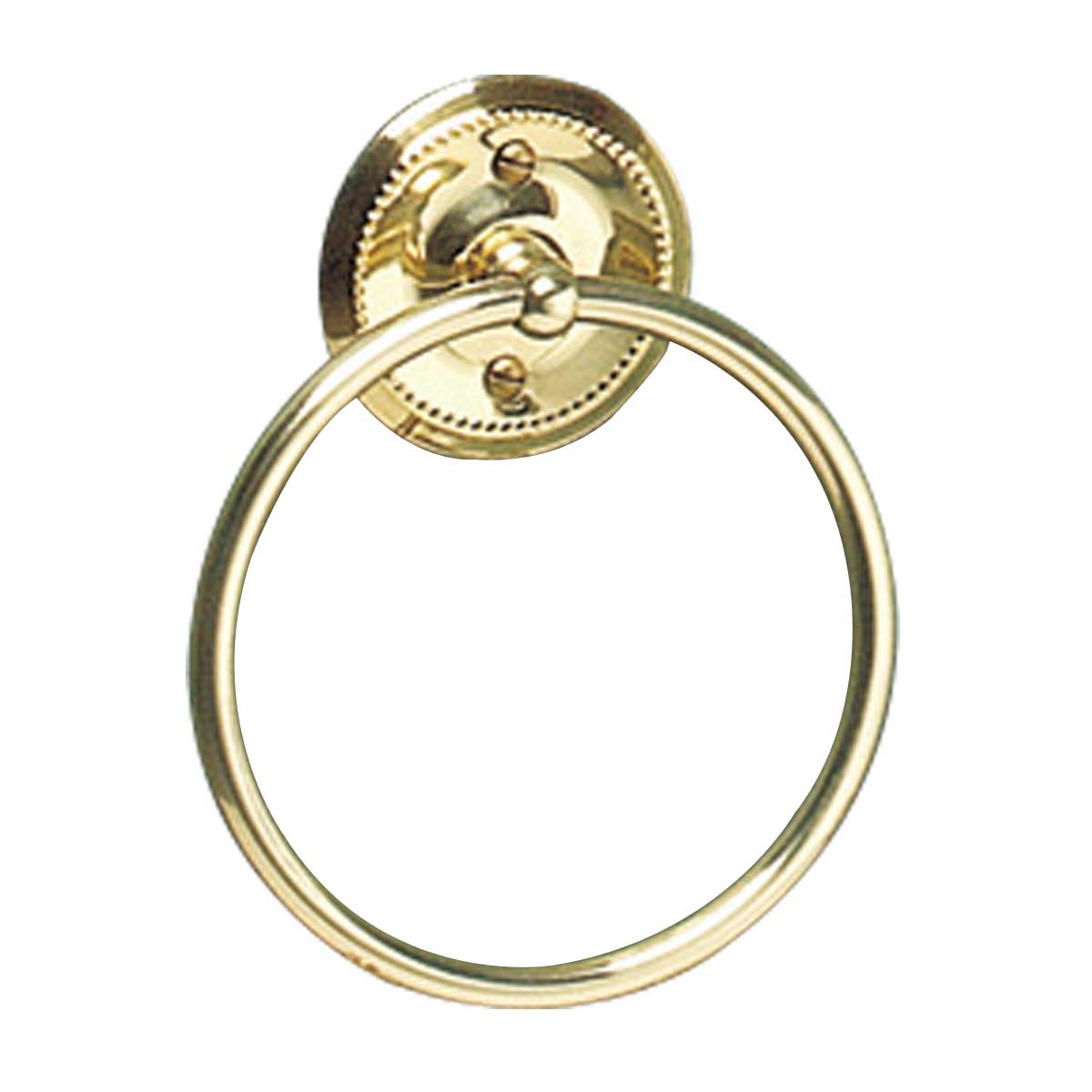 Solid Brass Towel Ring 61/4" D
