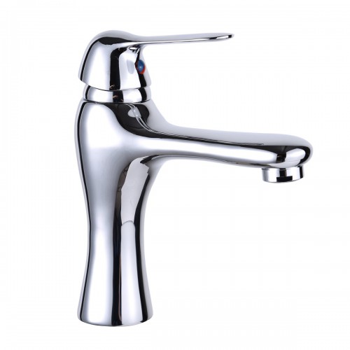 Alexander III 24" White Corner Wall Mounted Modern Bathroom Sink Combo with Faucet, Drain and Overflow image-10