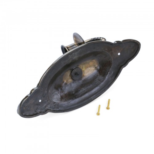 Victorian Vintage Antique Brass Wall Sconce Candle Holder image-7