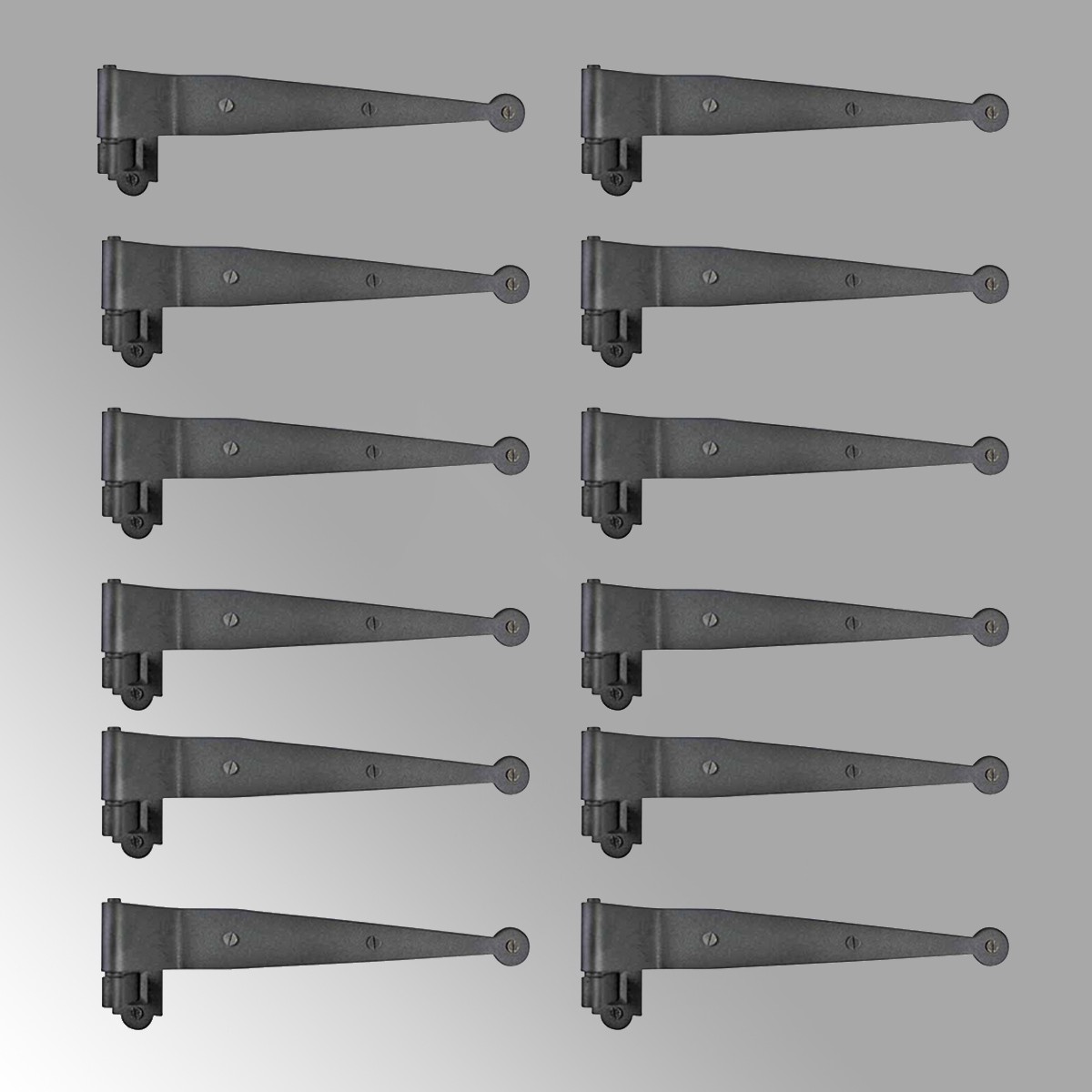 Iron Shutter Black Pintle Hinge Strap For Doors & Gates