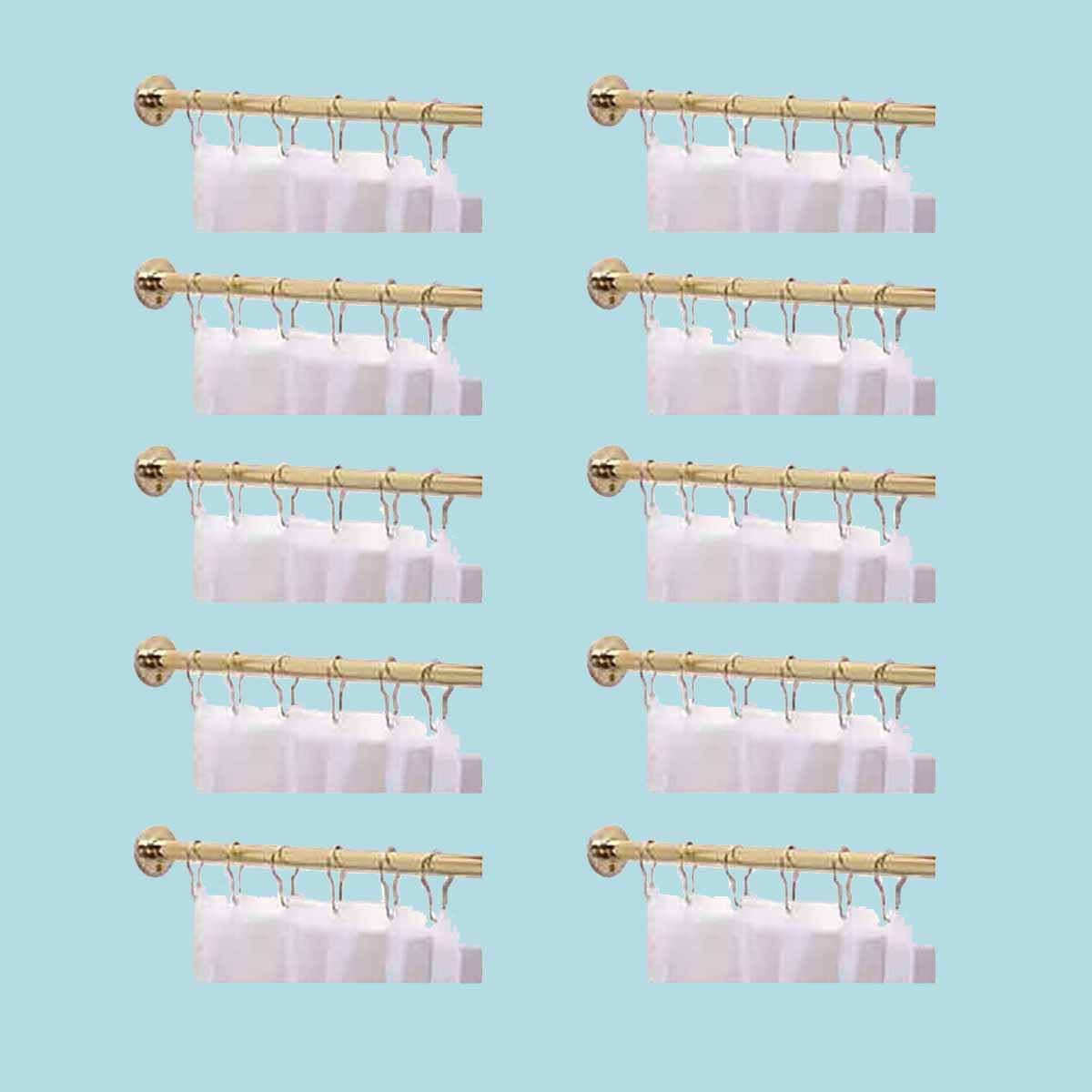 10ft shower curtain rod