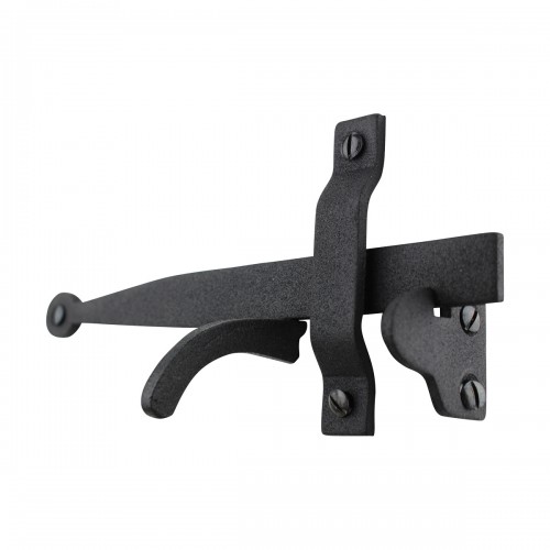 Black Cast Iron Norfolk Door Latches Tall Thumb Latch Pack of 2 Renovator Supply image-15