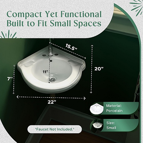 Wall Mount Sink|Bathroom Sink|White Bathroom Sink Wall Mount