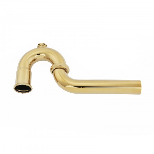 Titanium plated Brass Finish Stainless Steel P Trap 1 1/4" W/ Clean Out image-7
