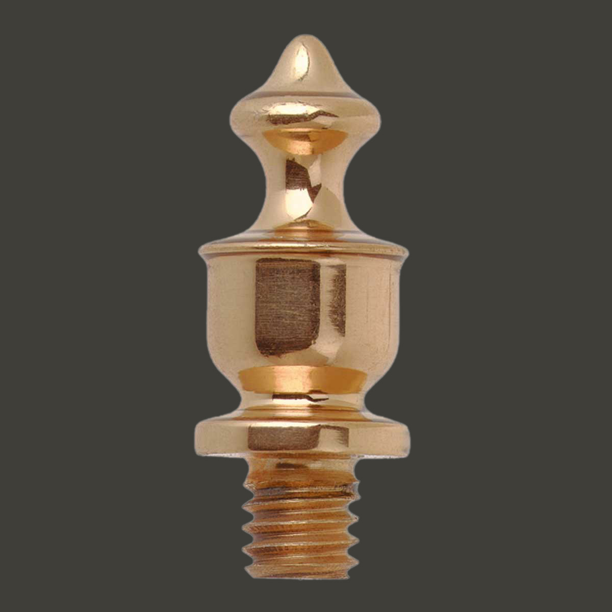 Door Hinges Bright Solid Brass Lg Temple Hinge Finial Pair