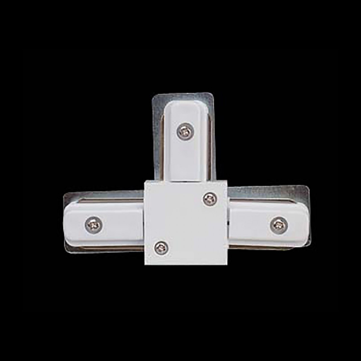 Track Lighting White Metal T Connector 2 Conductor Renovator's Supply