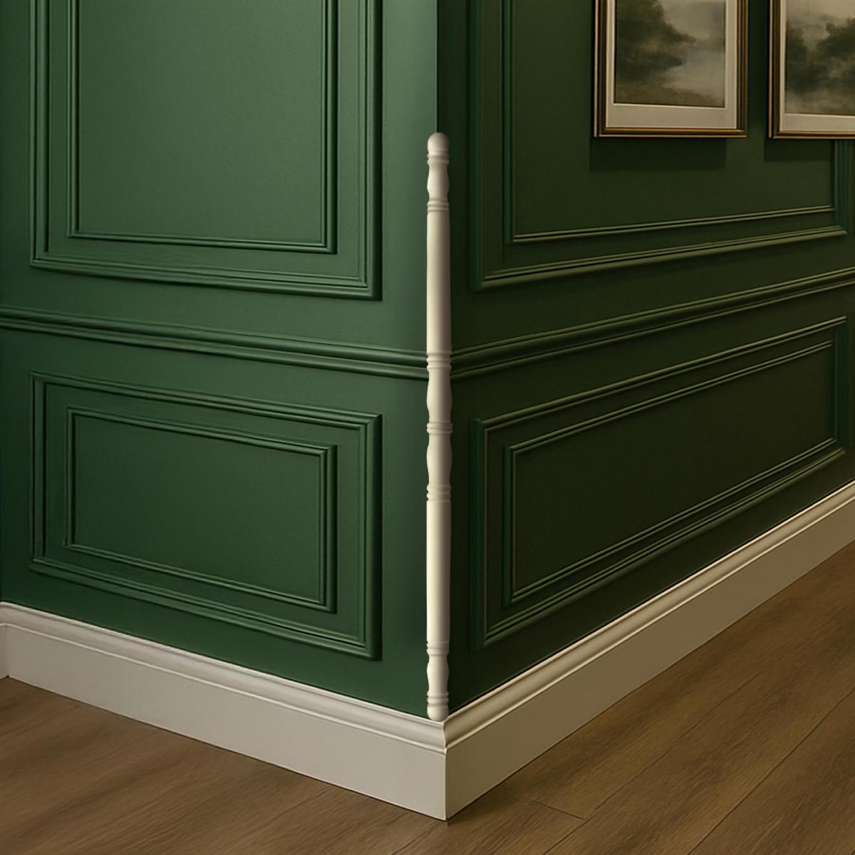 Light Hardwood Edge and Corner Guards Unfinished 1" Diameter Corner Protector image-5