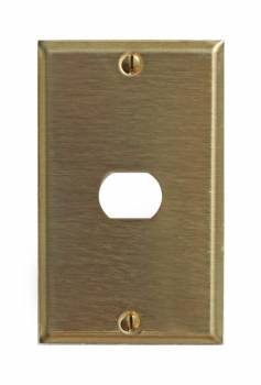 Switchplate Brushed Brass 1 Interchangeable/Despard 