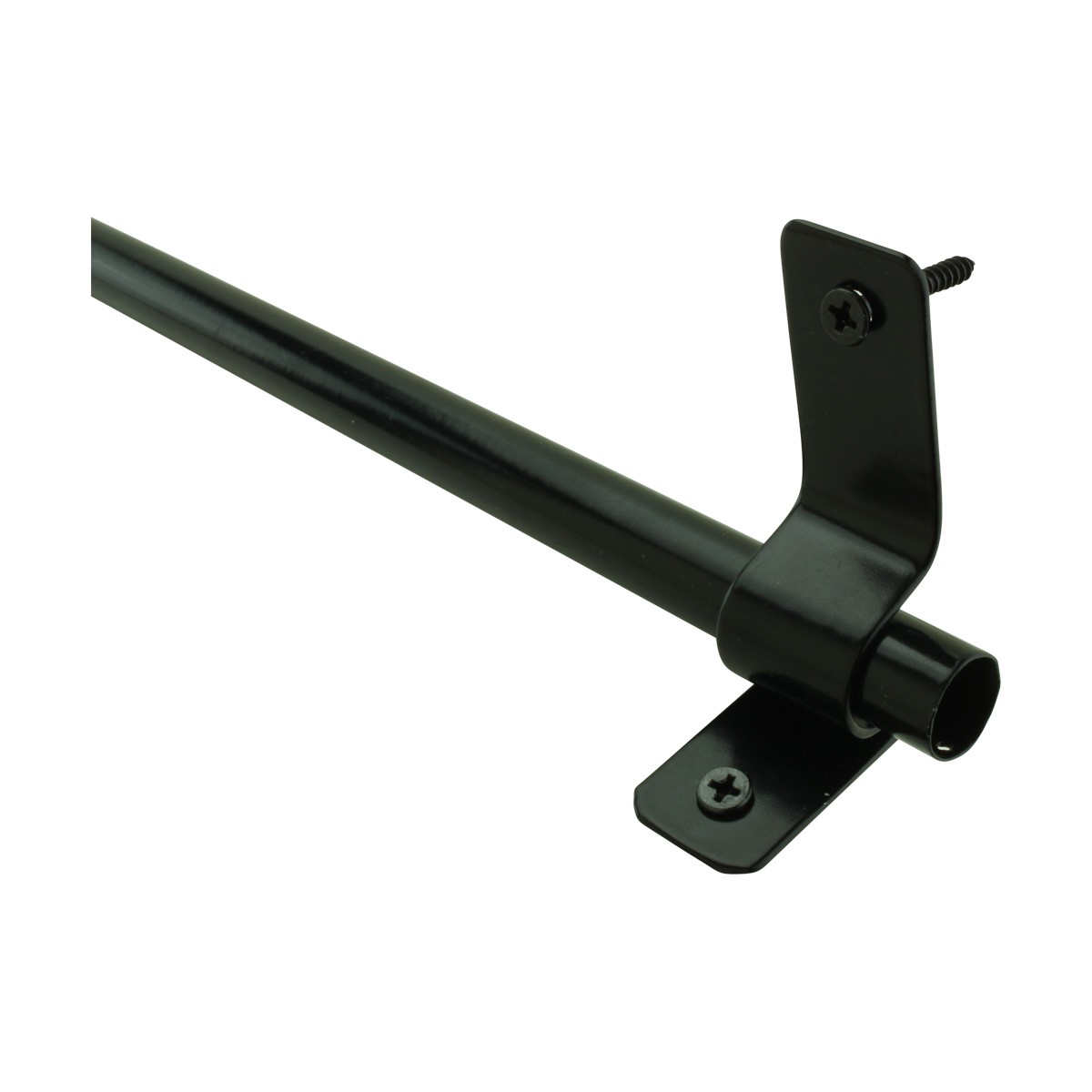 Black Carpet Rod for Stair Runners Rod Tube Holder With Brackets Item96062