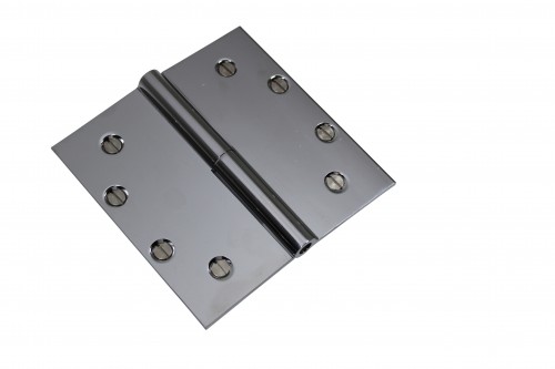 5" Square Door Hinge Lift Off Right Chrome Brass image-6